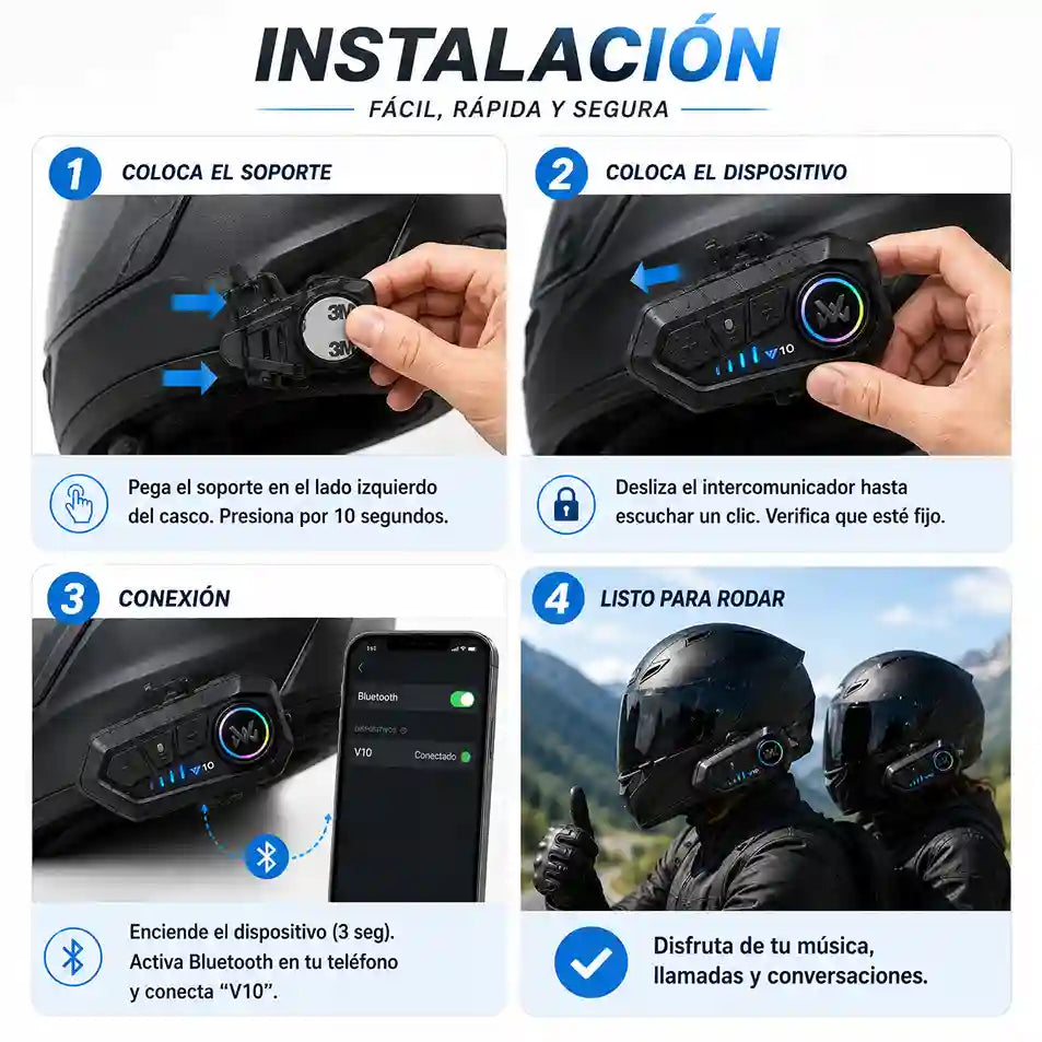 ¿Aún usas el teléfono dentro del casco?