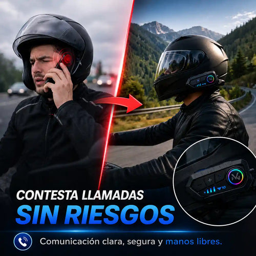 ¿Aún usas el teléfono dentro del casco?